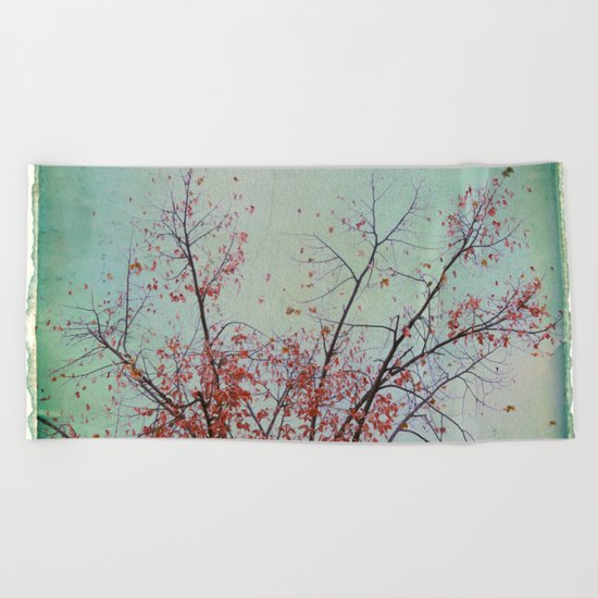 Nature has arms for those who need a hug Beach Towel