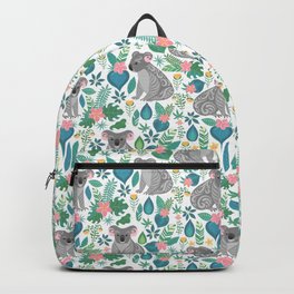 Floral Koala Backpack