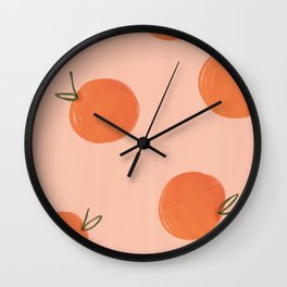 Just peachy! Wall Clock