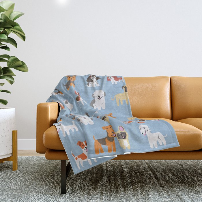 Blanket with dog print store