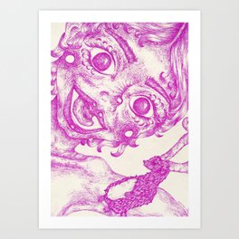 her name is ago Art Print