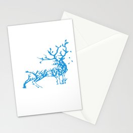 Winter Deer Stationery Card