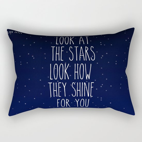 Look How They Shine For You Rectangular Pillow