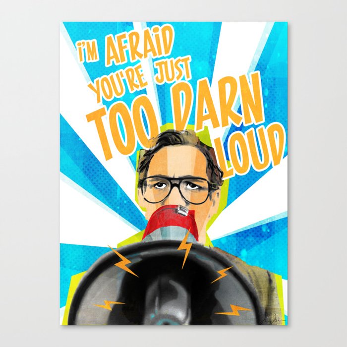 Back to the Future - Too Darn Loud Canvas Print
