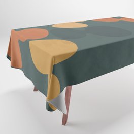 Nordic Earth Tones - Abstract Shapes 5 Tablecloth