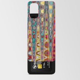 Psychedelic Zigzag Pattern Android Card Case