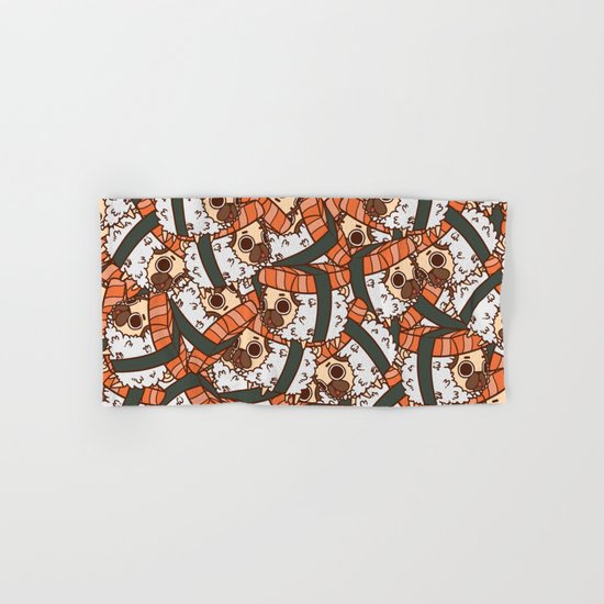 Puglie Salmon Sushi Hand & Bath Towel