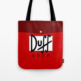 Duff Beer Logo Red Tote Bag