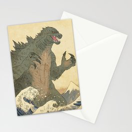 Godzilla Ukiyo-e  Stationery Cards