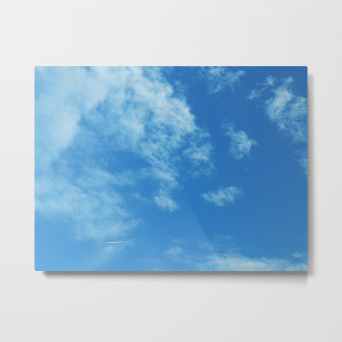 Blue Skies Above Metal Print