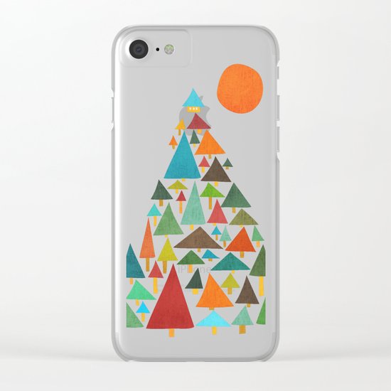 The house at the pine forest Clear iPhone Case