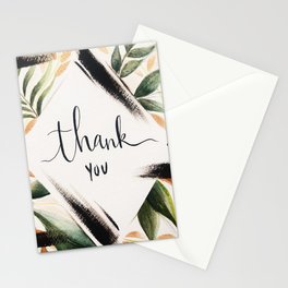 Thank You Card Stationery Card