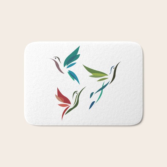 Hummingbirds Bath Mat