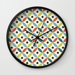 Colorful Mid Century decoration Wall Clock