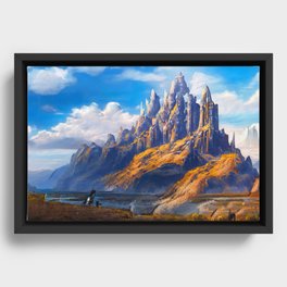 the great citadel Framed Canvas