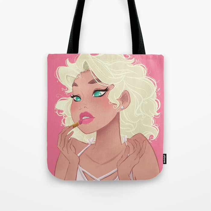 LIPSTICK - Cosmetic Collection (Pink) Tote Bag