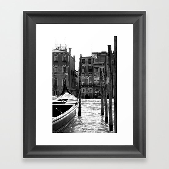 No Parking Framed Art Print