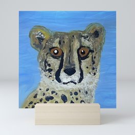Azizi the Cheetah Mini Art Print