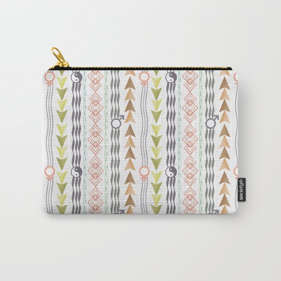 Abstract ethnic pattern. Carry-All Pouch
