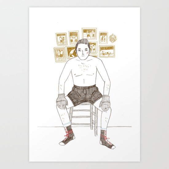 Boxer Art Print