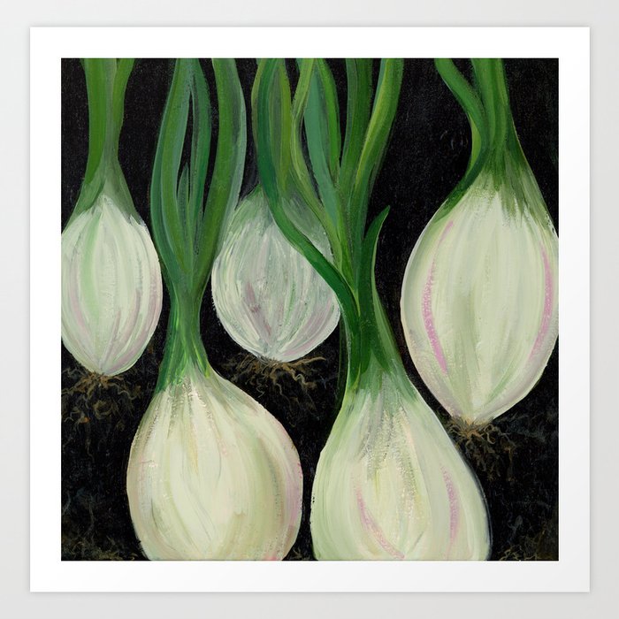 Onions Art Print