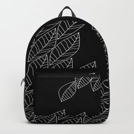 Leaves Stream Backpack | Graphicdesign, Pattern, Nature, Foliage, Vegetal, Abstract, Digital, Decorative, Leaves, Flora 