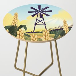 Cartoon farm landscape. Side Table