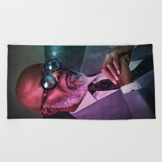 Samuel "The Warlock" L. Jackson Beach Towel