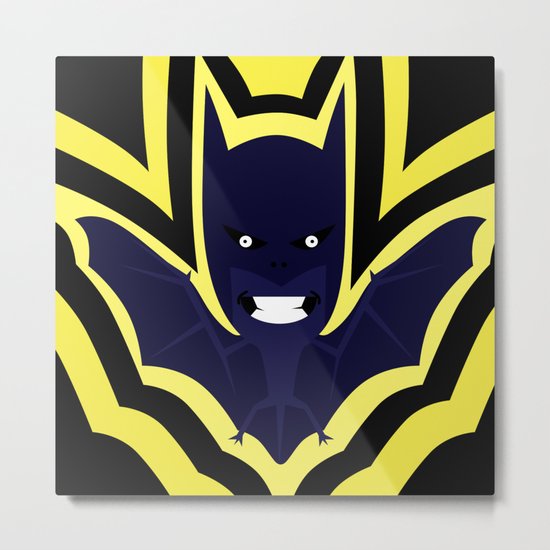 bat Metal Print