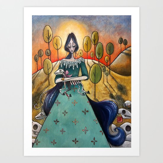 Mary Had a Little Lamb Art Print