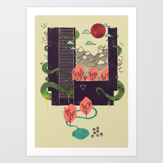 A World Within Art Print