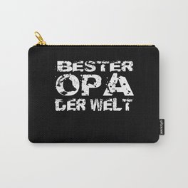 Best Grandpa In The World Gift Idea Design Motif Carry-All Pouch