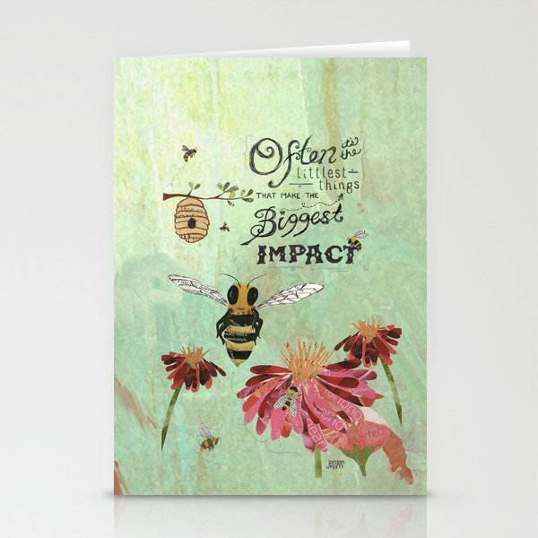 Honeybees May Be Little Stationery Cards