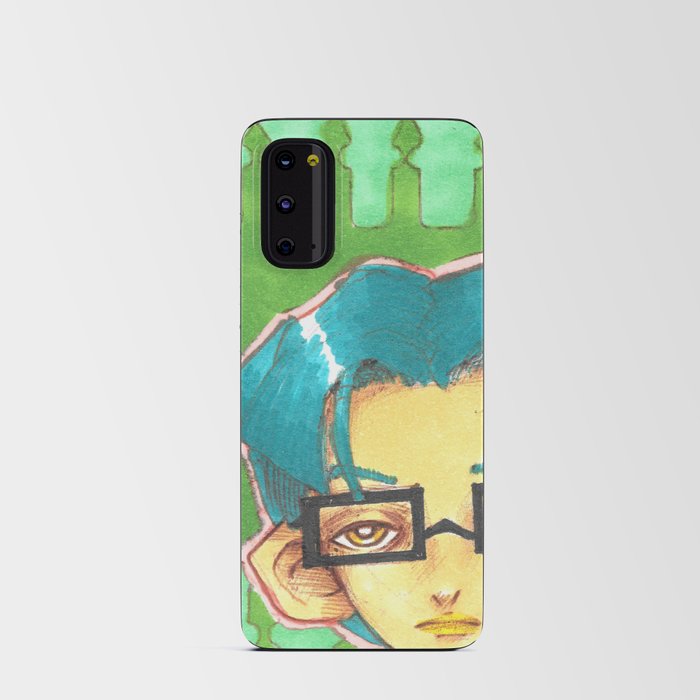 Green Boy Android Card Case