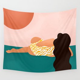 Relaxing in Summer Wall Tapestry