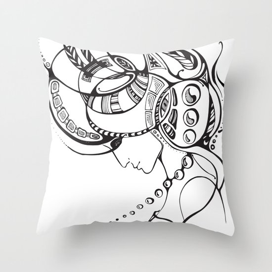 SWAN Throw Pillow