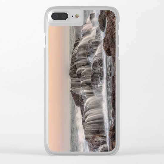 Crashed Wave Clear iPhone Case