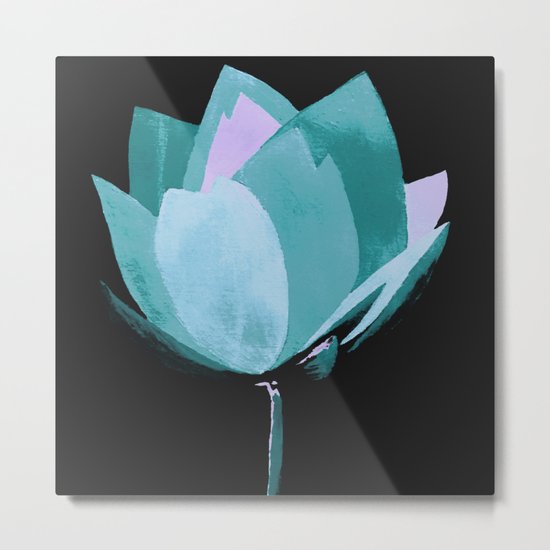 Blue Petals Metal Print
