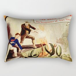 Brave and Bold vintage cover Rectangular Pillow