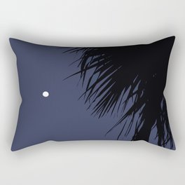 Palm Tree and the Moon Rectangular Pillow