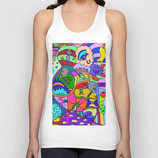 Abstract 16, RA Unisex Tank Top