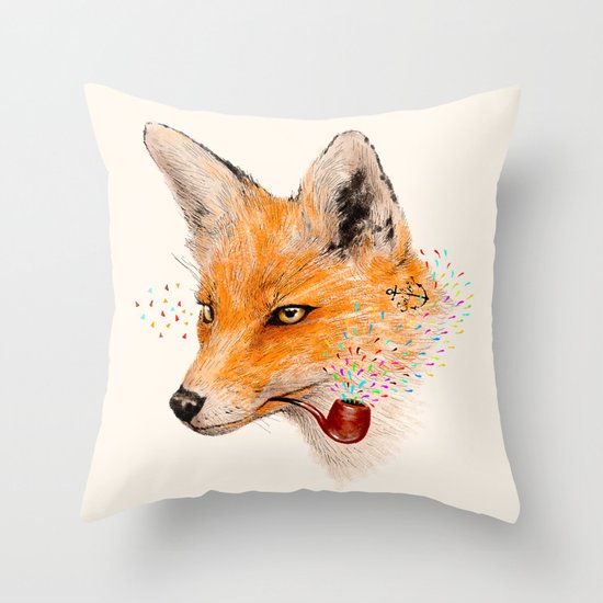 Fox VI Throw Pillow