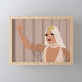 Miss Vanjie "the artist" Framed Mini Art Print