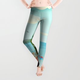 Vacation - Here is the Summer! Leggings