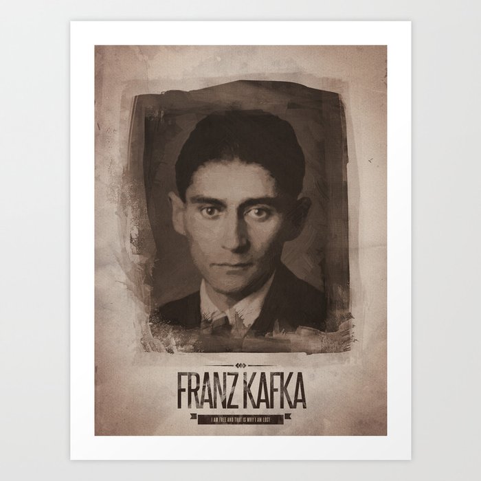 Franz Kafka Art Print