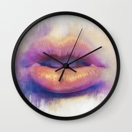 Lip Study Wall Clock