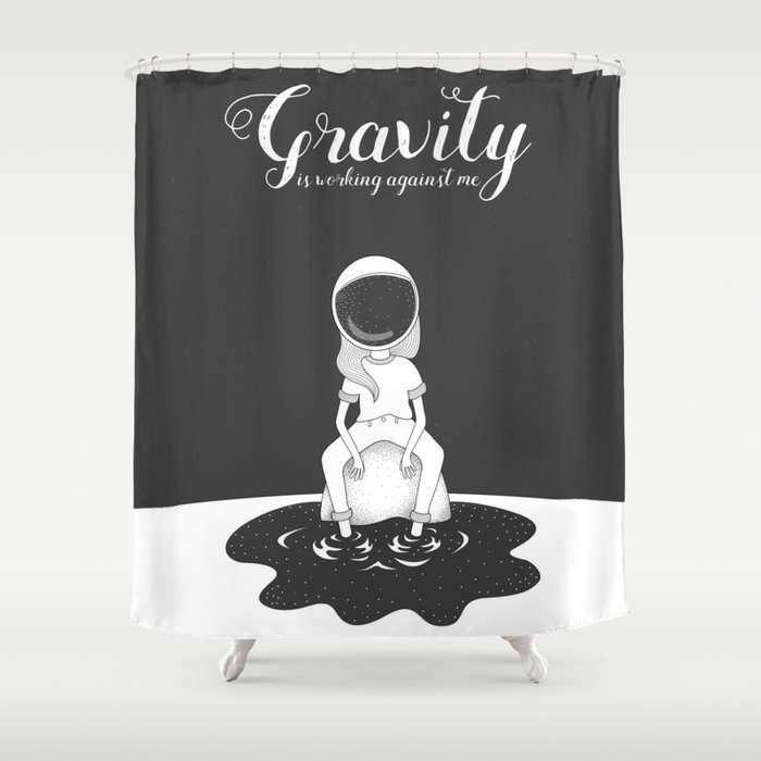 Gravity Shower Curtain