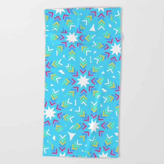 Decoration in blue Beach Towel