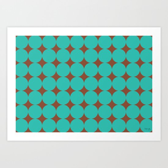 chocolate mint Art Print