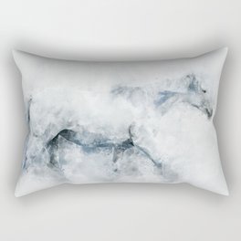 Watercolour Pony Horse Rectangular Pillow